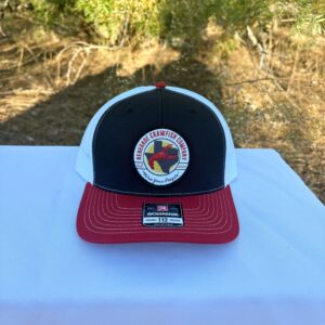 Black/White/Red RICHARDSON 112 TRUCKER HAT